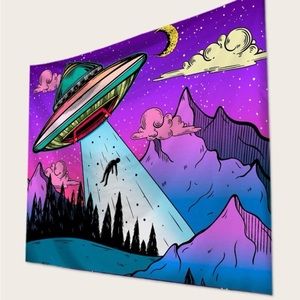 UFO Take Me Away tapestry